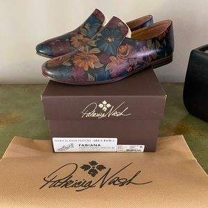Patricia Nash Fabiana Floral Slip-On Shoes size 6.5
